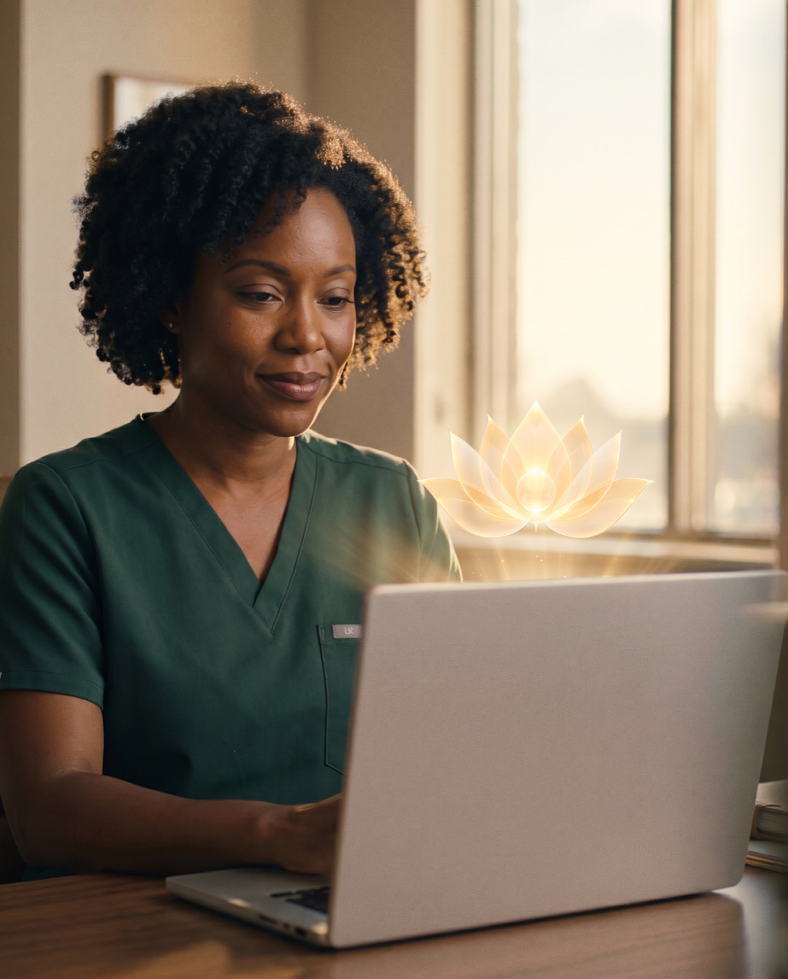 A care team member seeing a mother's update inside the dashboard she already uses