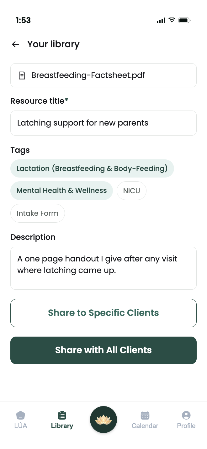 Share a trusted resource